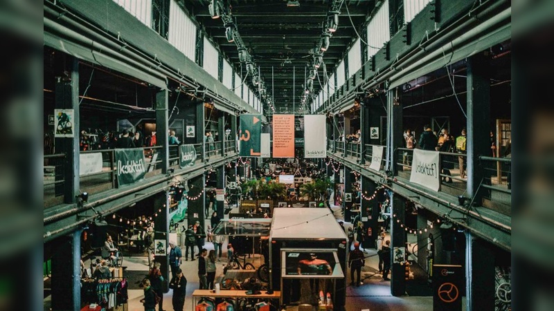 Das Berliner Motorwerk beheimatet die Fahrradmesse Kolektif Bike