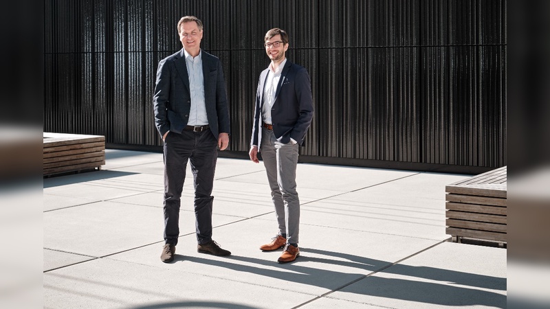 Die neue Geschäftsführung der JobRad Leasing GmbH: Alexander Wiedenbach (links) und Stefan Rosengarten.