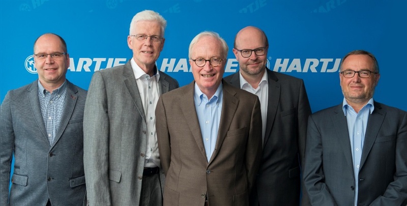 v.l.: Frank Thies, Wolfgang Arens, Hermann Hartje, Dirk Zwick, Harry Kirchhoff