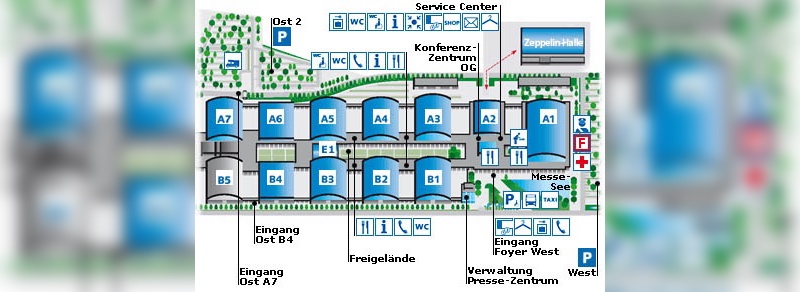 Die im Bau befindliche Halle A7 kann bereits bei der Eurobike 2008 genutzt werden.