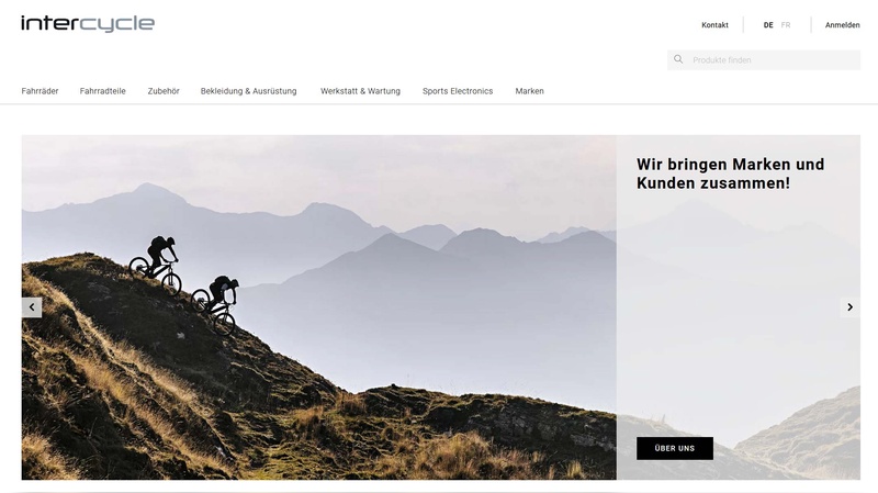 Der neue B2B-Webshop von Intercycle ist jetzt online.