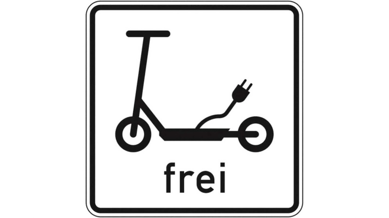 Das Schild »Elektrokleinstfahrzeuge frei« ist bereits seit neuestem vorhanden, eines für Lasten­räder soll noch folgen.