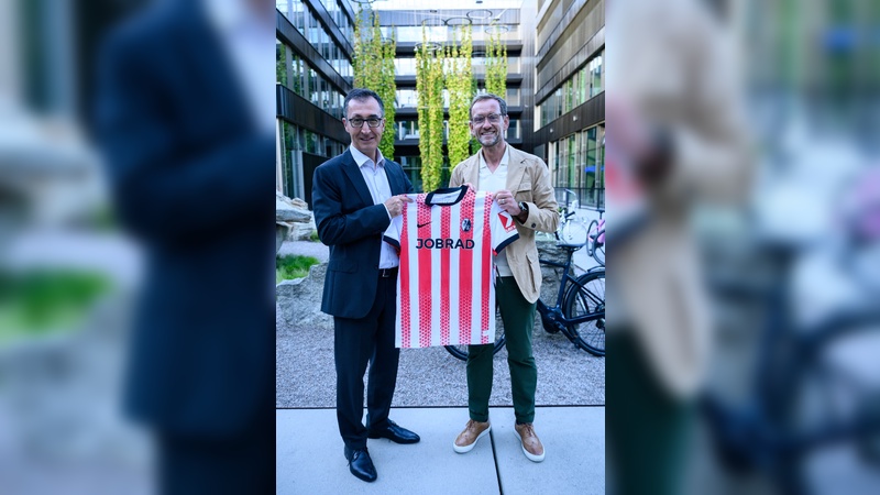 Foto: Jobrad - Cem Özdemir tauschte sich mit Ulrich Prediger aus. 