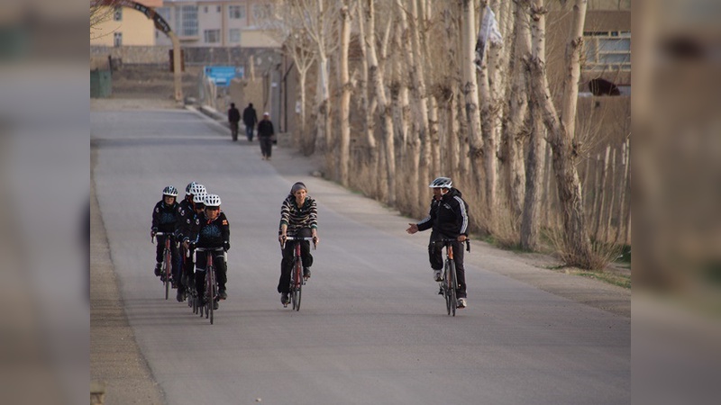 Das Afghanische Radsport Frauennationalteam