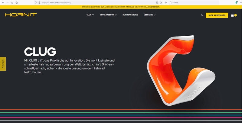 Deutschsprachiger Auftritt im Netz.