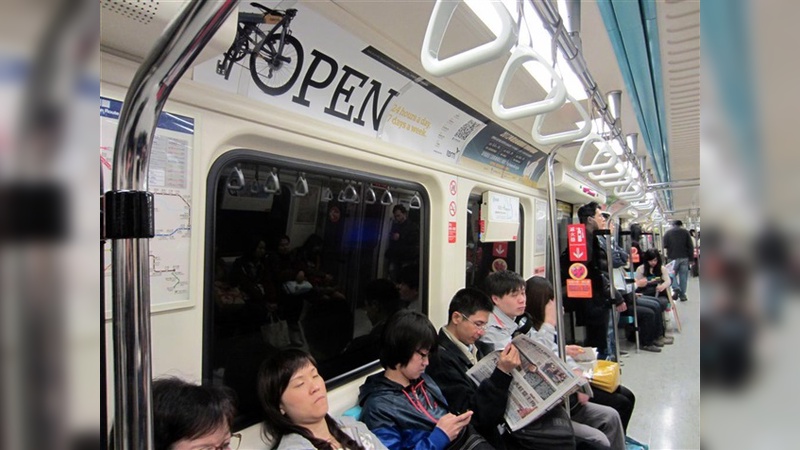 Tern-Kampagne "Open" feiert Startschuss in Taipeis Untergrund-Bahn