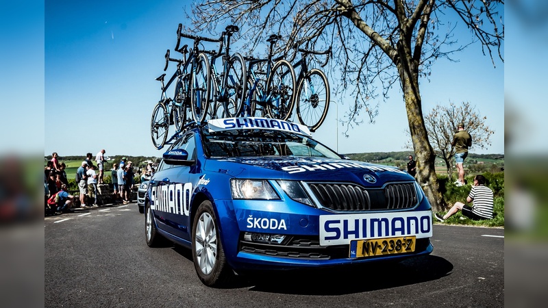 Die blauen Fahrzeuge sind in diesem Jahr auch als neutrale Servicefahrzeuge bei der Tour de France unterwegs.
