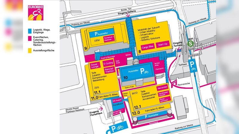 Die Halle 8 wird die Heimat für den Bereich Urban Mobility