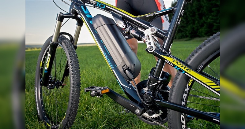 Binova Flow am Mountainbike Binova Flow am Mountainbike