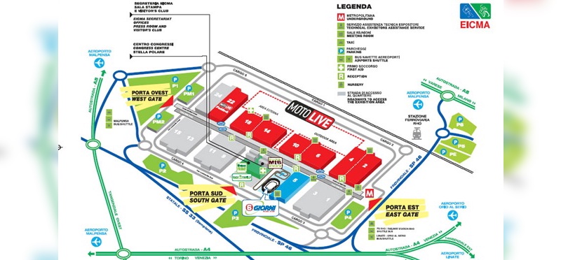 Zwei Hallen sind auf der Eicma den Fahrrädern vorbehalten