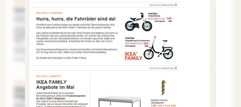 Ikea startet mit zwei Fahrradmodellen in den Frühling.