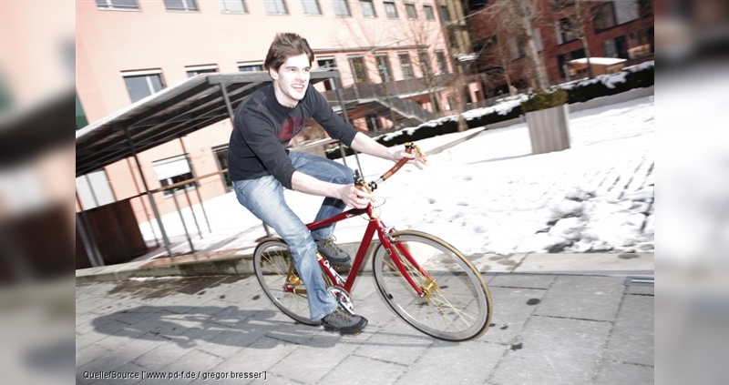 Fixies auf öffentlichen Straßen - ein Dorn im Auge des Gesetzgebers.