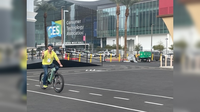 Das Thema Fahrrad spielte auf der CES in Las Vegas durchaus eine Rolle.