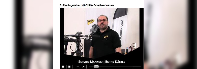 Maguras Technik-Guru Bernd Kästle vor der Kamera
