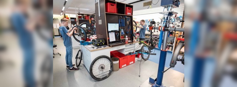 Initiative gestartet, um Personalmangel in der Fahrradwerkstatt zu lindern.