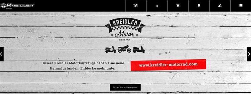 Cycle Union hat an der Kreidler-Website Hand angelegt.