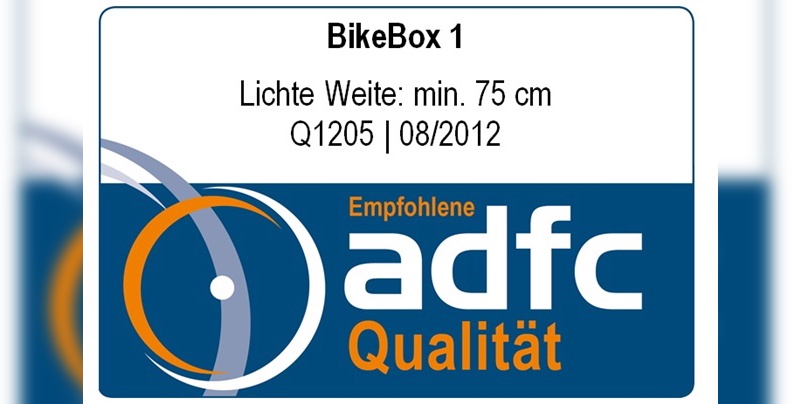 ADFC-Auszeichnung für die BikeBox