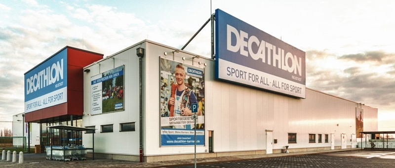 Decathlon eröffnet 2017  in Deutschland weitere Fachmärkte