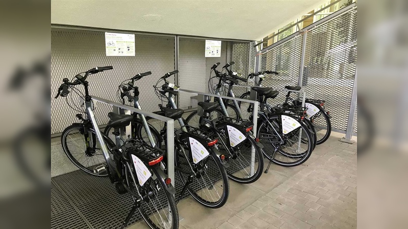 Leih-E-Bikes für das Pilotprojekt