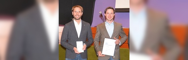 Christoph Lermen und Michael Schmitz nahmen den Preis entgegen.