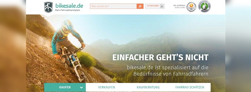 Bikesale.de ist ein einfacher Online-Marktplatz für Gebrauchträder
