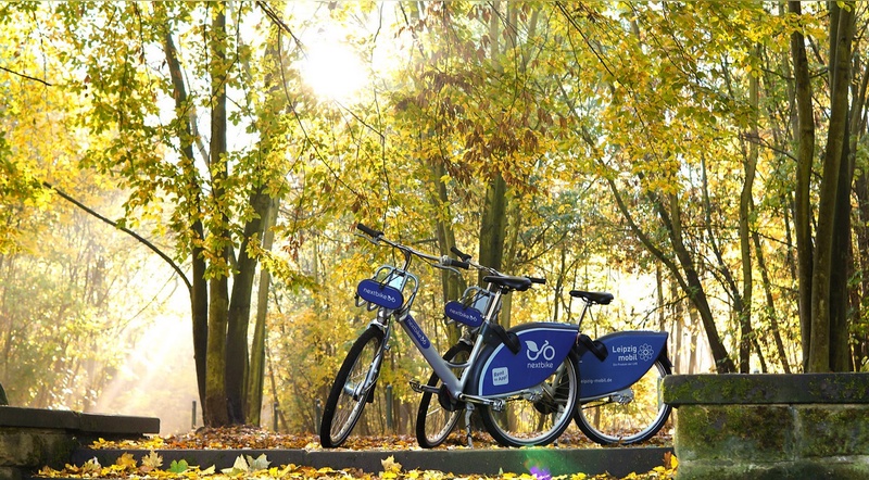 Das Bikesharing-Unternehmen aus Leipzig engagiert sich fuer den deutschen Wald.