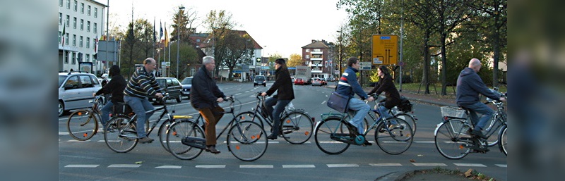 In Münster ist das Fahrrad als Verkehrsmittel erste Wahl.