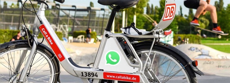 Die Deutsche Bahn AG mit seinem Service "Call a Bike" ist ein Anbieter der ersten Stunde.