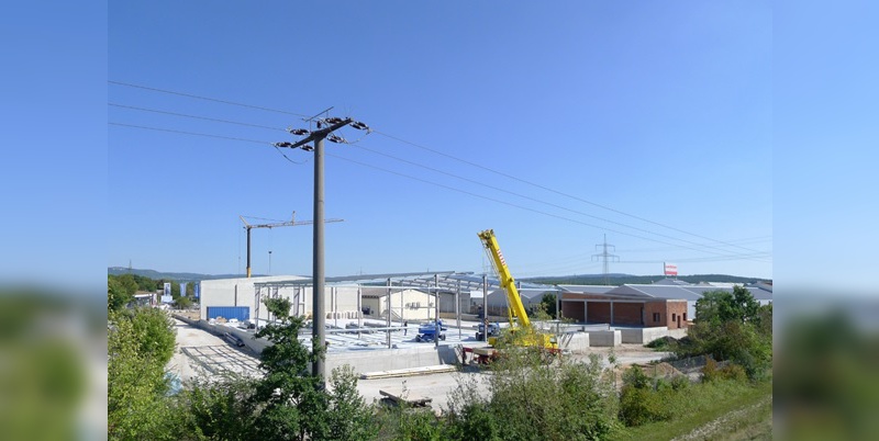 Am Standort in Forchheim wird neu gebaut und erweitert.