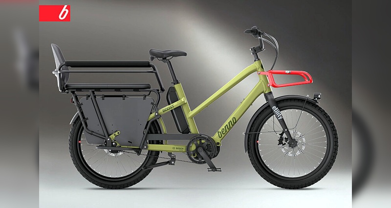 Foto: Benno Bikes - "Boost Enviolo Belt Performance CX EVO 7" von Benno Bikes.
Mit agilem Handling und nochmals mehr Unterstützung ist das Modell
"Boost Enviolo Belt Performance CX EVO 7" ein Sports Cargo-Bike.
Foto: Benno Bikes - "Boost Enviolo Belt Performance CX EVO 7" von Benno Bikes.
Mit agilem Handling und nochmals mehr Unterstützung ist das Modell
"Boost Enviolo Belt Performance CX EVO 7" ein Sports Cargo-Bike.