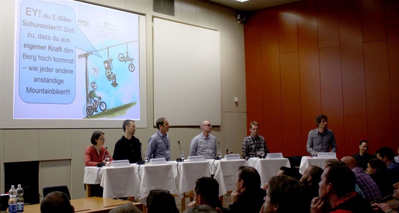 Ein Highlight des diesjährigen Infotech war die kontroverse Diskussion über E-Mountainbikes. Ein Highlight des diesjährigen Infotech war die kontroverse Diskussion über E-Mountainbikes.