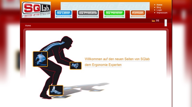 Die neue Website ist online.