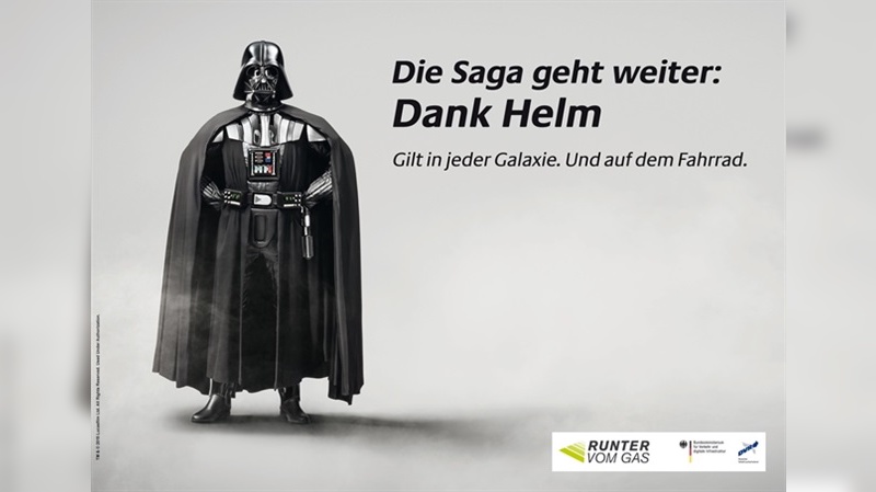 "Der Helm sei mit Dir! - Neue Plakatkampagne wirbt für den Fahrradhelm