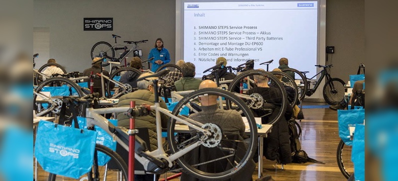 Schulungen zu den E-Bike-Systemen von Shimano auf dem Programm