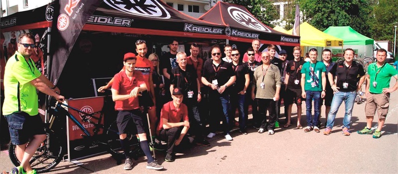 20 MTB-Händler aus Süddeutschland waren Gäste von Cycle Union in Albstadt.