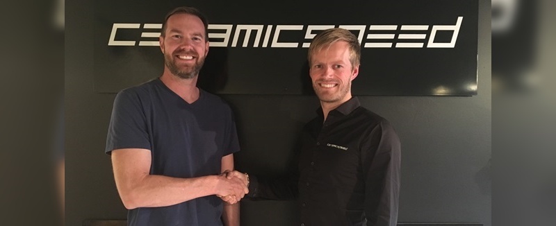 Martin Banke (rechts), Managing Director von CeramicSpeed und Jason Smith.  Foto: CeramicSpeed.com