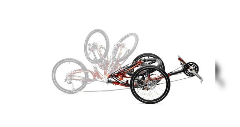 Neue Falttechnik bringt die Dreiräder auf Kofferraumgröße