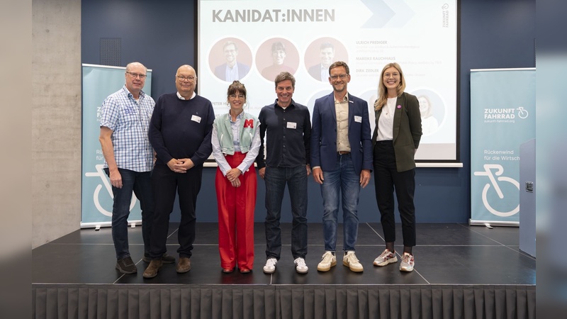 Foto: Zukunft Fahrrad - Die neu gewählte Vorstandsspitze 