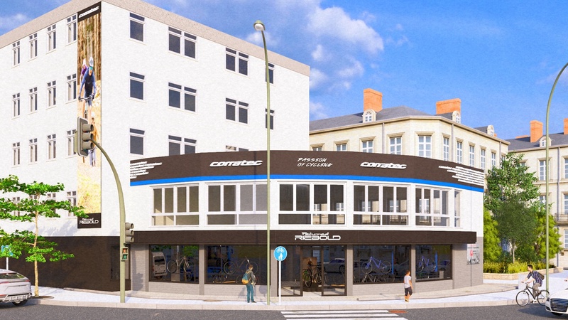 Foto: Corratec - Nach einer Umgestaltung ist der Store in der Bahnhofstraßé in Bad Hersfeld ganz der Marke Corratec gewidmet.