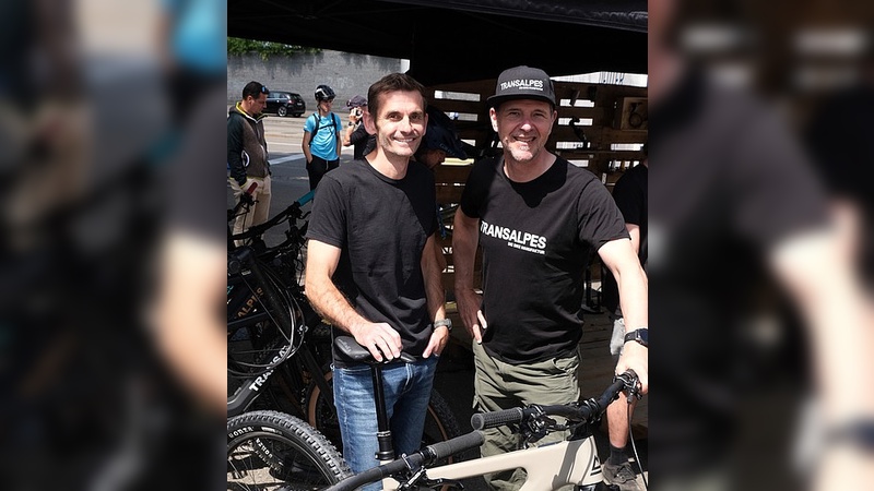 Michel Juhasz  und Thomas Steger (links) - das Bild entstand bereits auf der Cycle Week in Zürich. Foto: Laurens van Rooijen. 