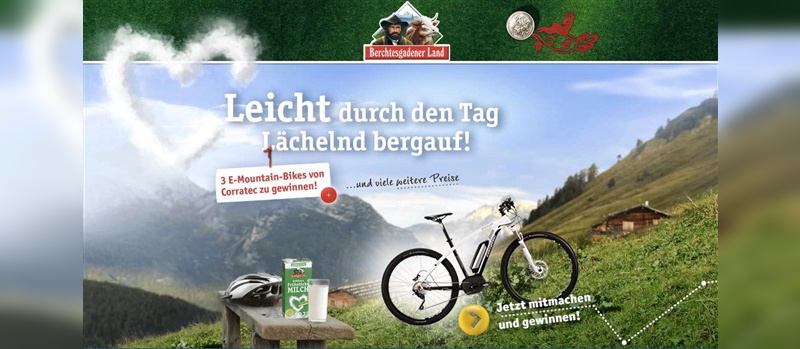 Milch und Fahrrad - Gemeinsame Marketingaktion