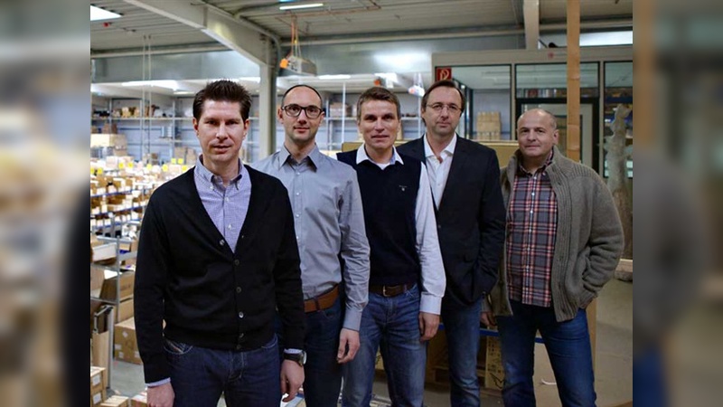 Die Aufgaben von Christoph Rosenthal werden künftig auf mehreren Schultern verteilt: Steffen Fischer, Jens Meer, Andreas Mehmcke, Michael Müllmann, Ralf Fischer (vlnr)