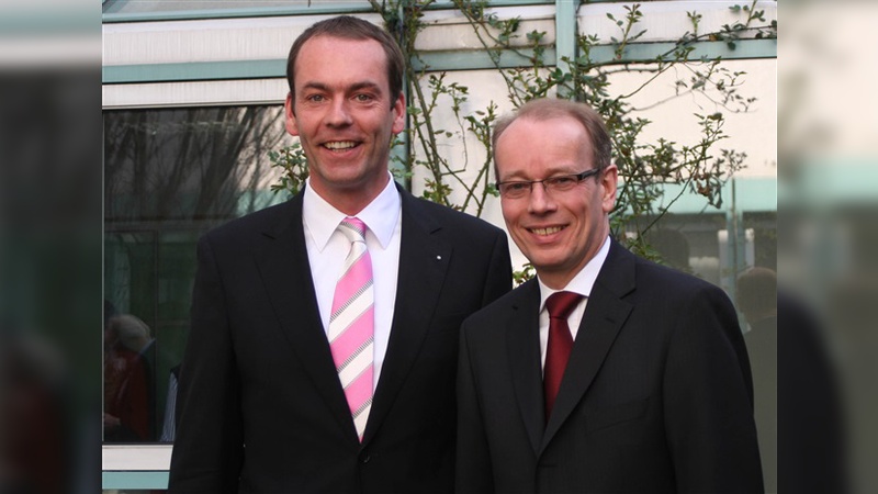 Thomas Kunz (rechts) übernimmt die Geschäftsführung des VDZ von Markus Lehrmann