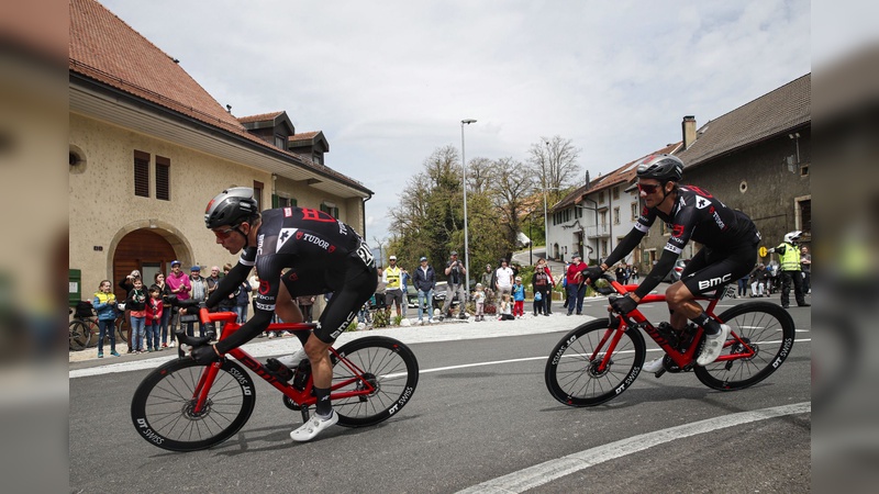Das UCI-Team Tudor Pro Cycling ist künftig mit Abus am Start.