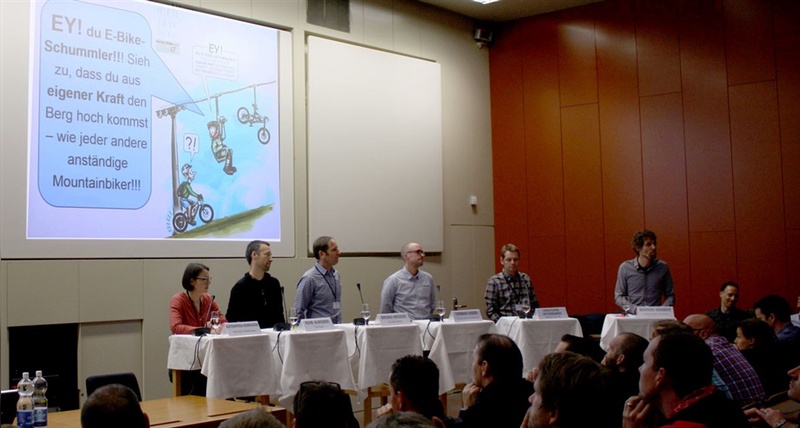 Ein Highlight des diesjährigen Infotech war die kontroverse Diskussion über E-Mountainbikes.