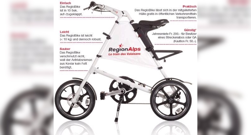 Das RegioBike wird von Strida gebaut