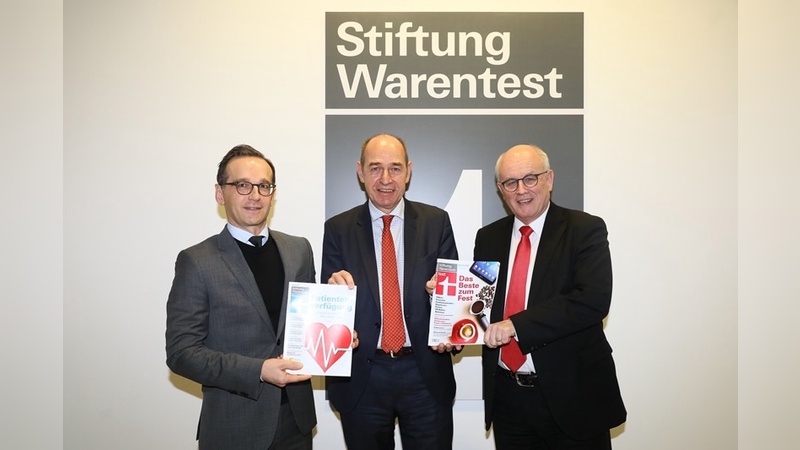 Heiko Maas, Hubertus Primus und Volker Kauder bei der Pressekonferenz in Berlin