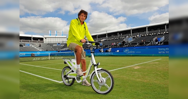 Robin Haase testet den "Eagle"