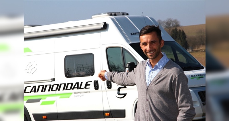 Cannondale-Athelten können es sich künftig im Knaus-Reismobil gemütlich machen