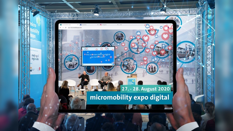 Die Micromobility Expo geht 2020 in digitaler Forma an den Start.